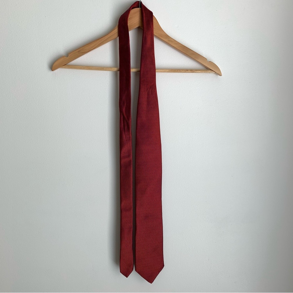 Robert Talbott Burgundy Patterned Tie - image 3